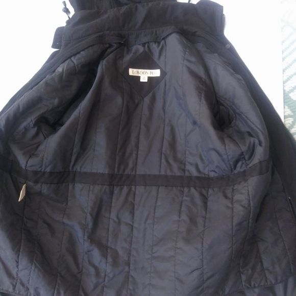 Vintage Black London Fog Coat Size Medium - Picture 10 of 16